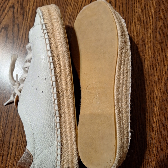 Dalson Off-White Espadrille Sneakers Made In Italy Size 8 US - Picture 4 of 5